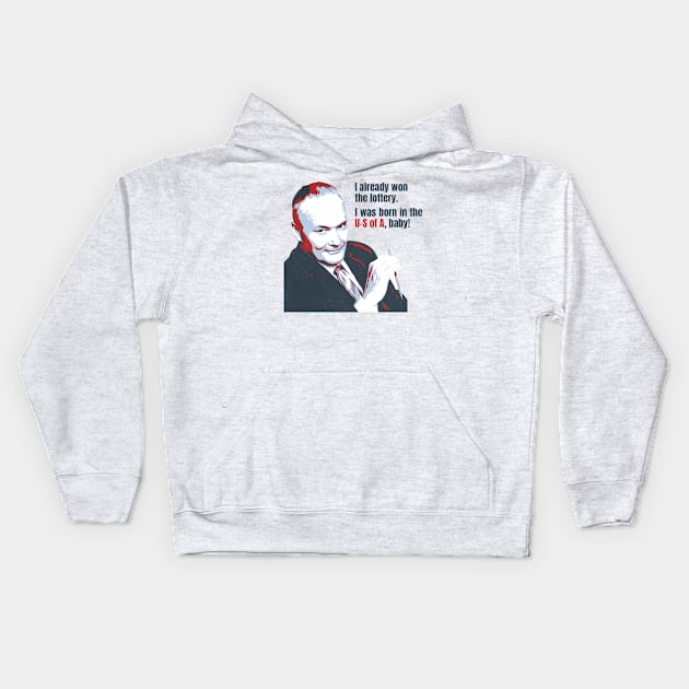 Creed Bratton USA - The Office (Dark) Kids Hoodie by SportCulture